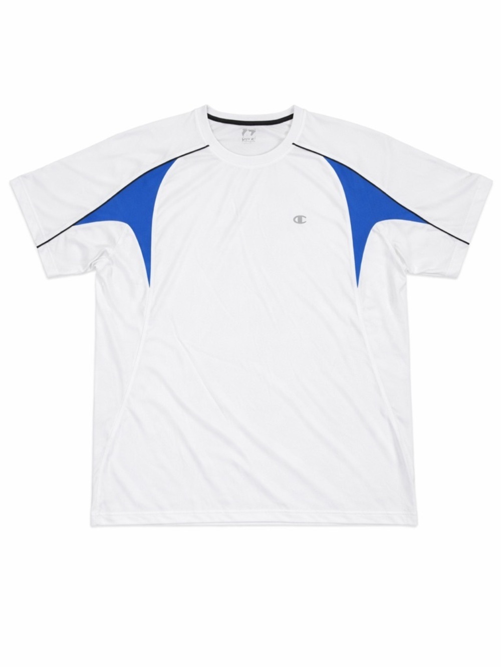 Champion Colorblock Performance T Shirt White Blue XXL - Picture 2 of 6